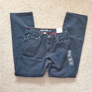 NWT Eddie Bauer plaid lined jeans
